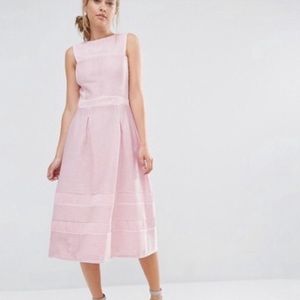 Pale Pink MIDI Dress